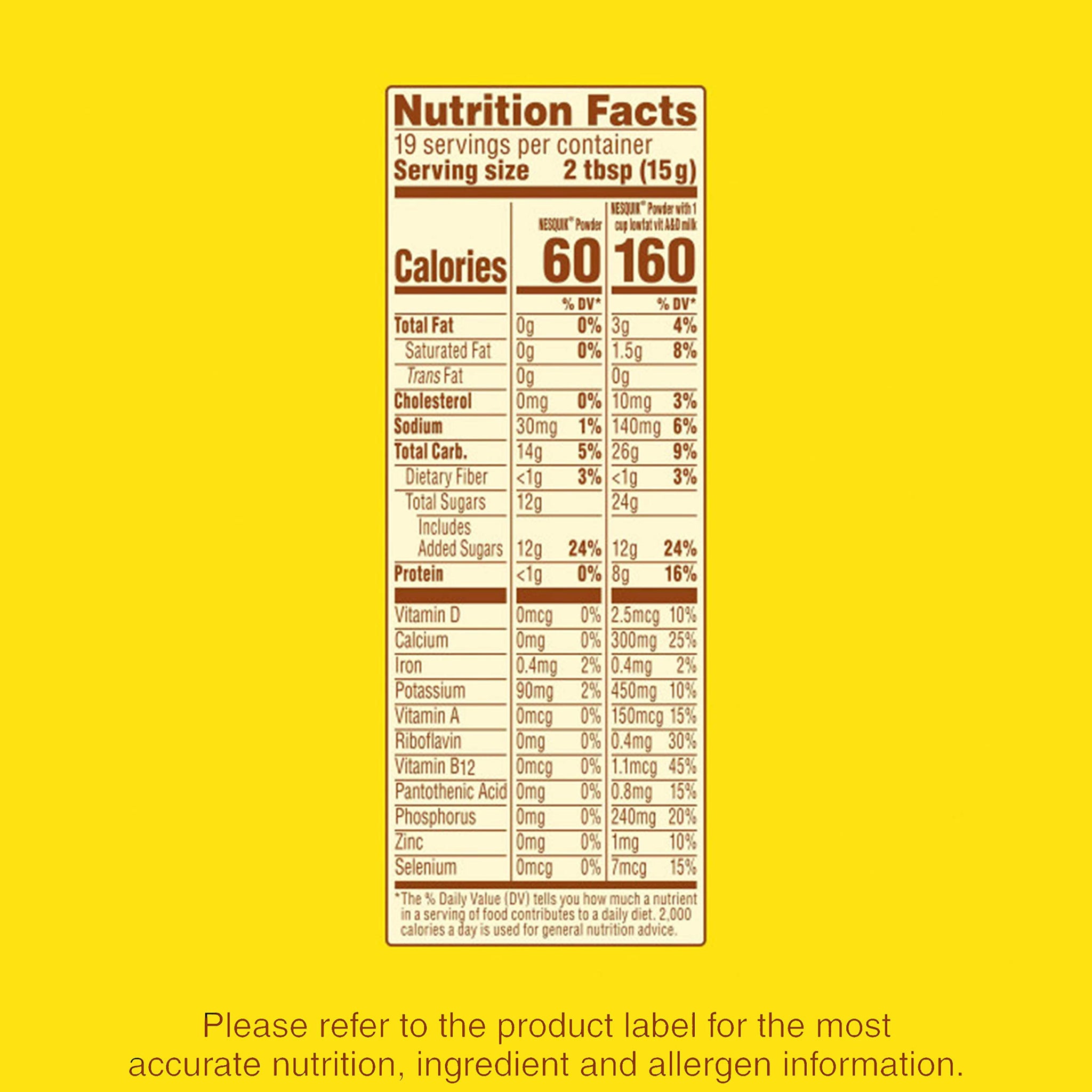 Nesquik Chocolate Powder Drink Mix 10 oz