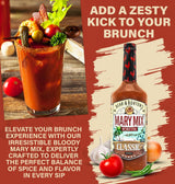 Bear & Burton’s Key West Style Mary Mix | Best Bloody Mary Mix for Perfect Cocktails | Premade Bloody Mary, Ready to Serve