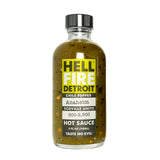 Hell Fire Detroit Anaheim Hot Sauce (Mild), Crafted with Fresh, Fire-Roasted Anaheim Chile Peppers, All-Natural, Vegan, Gluten-Free, Low Sodium - 4 Fl