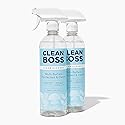 CleanBoss Botanical Disinfectant - 24 oz (Pack of 2) - Multi-Surface Cleaner - Kills 99.9% of Germs + Cold & Flu Viruses - Fresh Thyme Scent - No