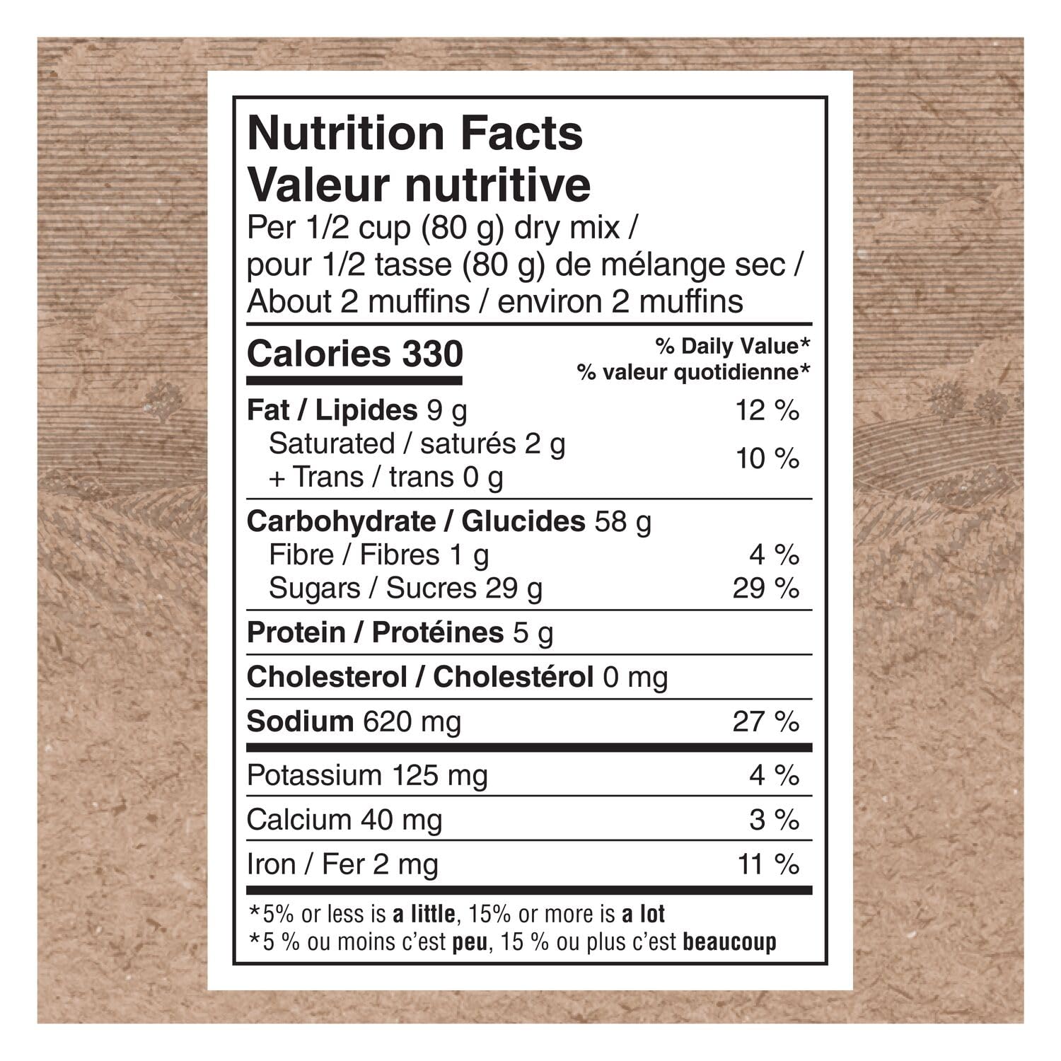 Quaker Muffin Mix Blueberry 900g makes 24 muffins (Imported from Canada)