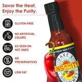 DAVES GOURMET SAUCE HOT INSANITY, 5 OZ PACK OF 12