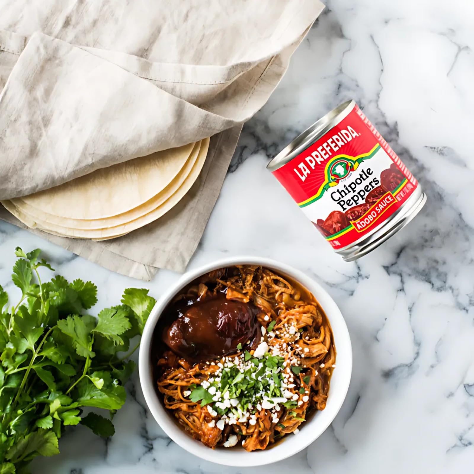 La Preferida Whole Chipotle Peppers, Hot, 7 OZ (Pack of 6)