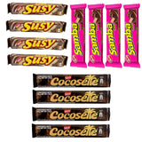 SAMBA CHOCOLATE - COCOSETTE - SUSY Venezuelan Food Cookies Wafers Rollers Chocolate Covered Hazelnut, Cookies Wafers Coconut Cream, Assorted Cookie