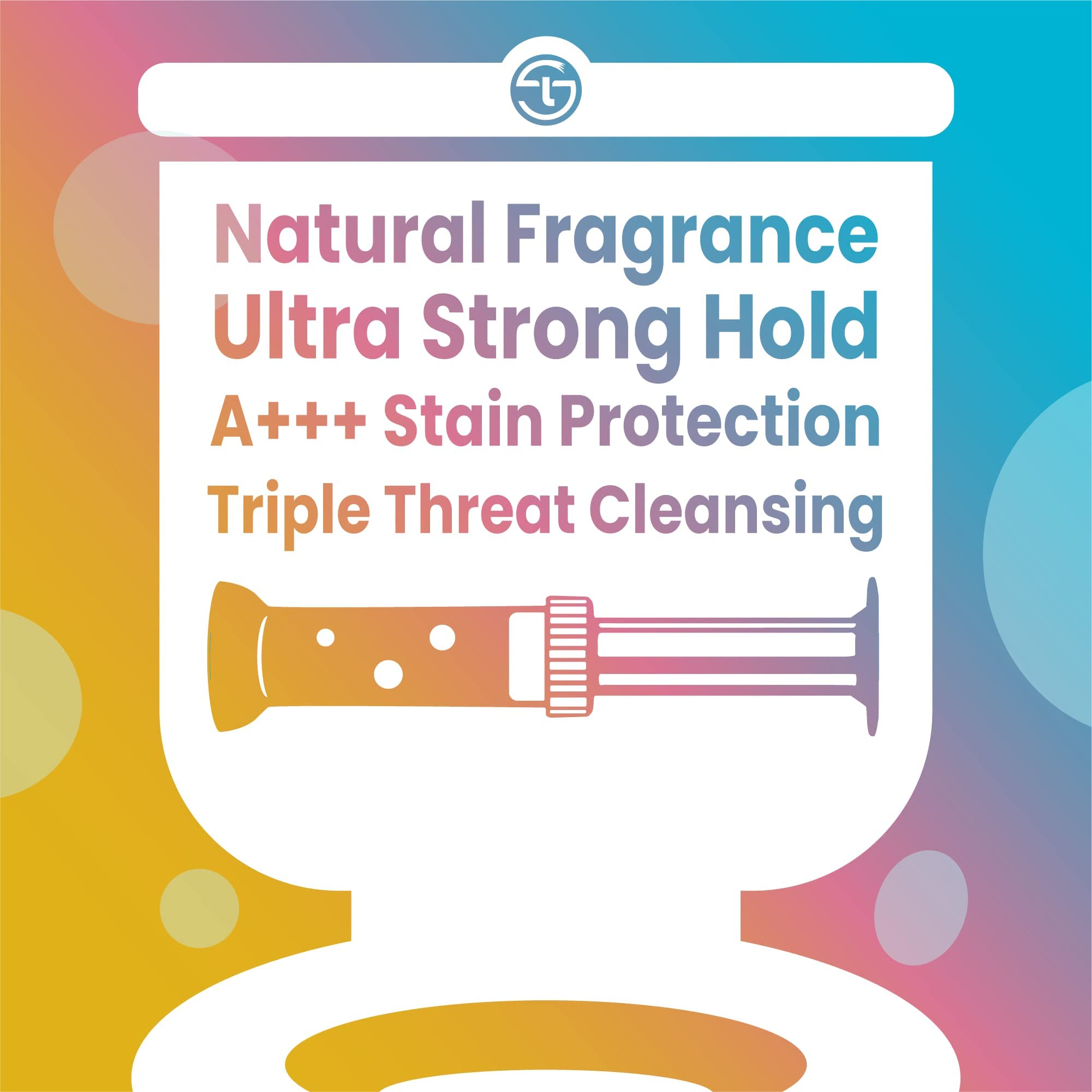 Simple Life Toilet Gel Stamp - Fresh Flower Scent, Anti-Limescale Toilet Cleaner Gel, Deodorizing & Long-Lasting Freshness, 32 Stamps Variety Pack