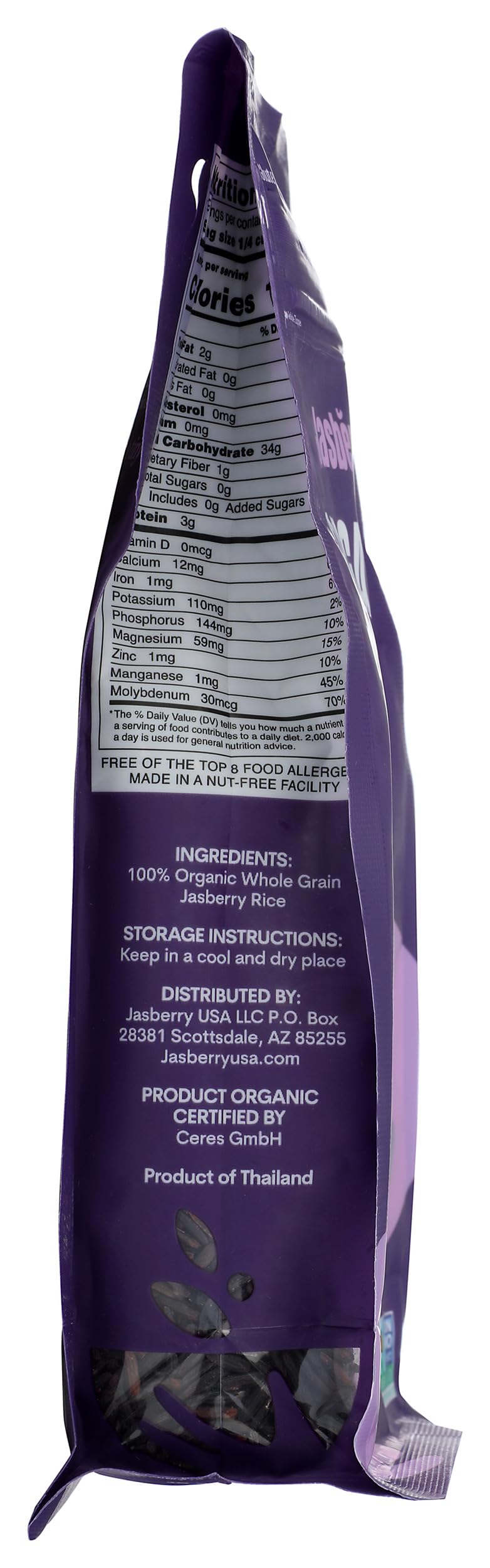 Jasberry, Rice Jasberry Superfood Organic, 15 Ounce