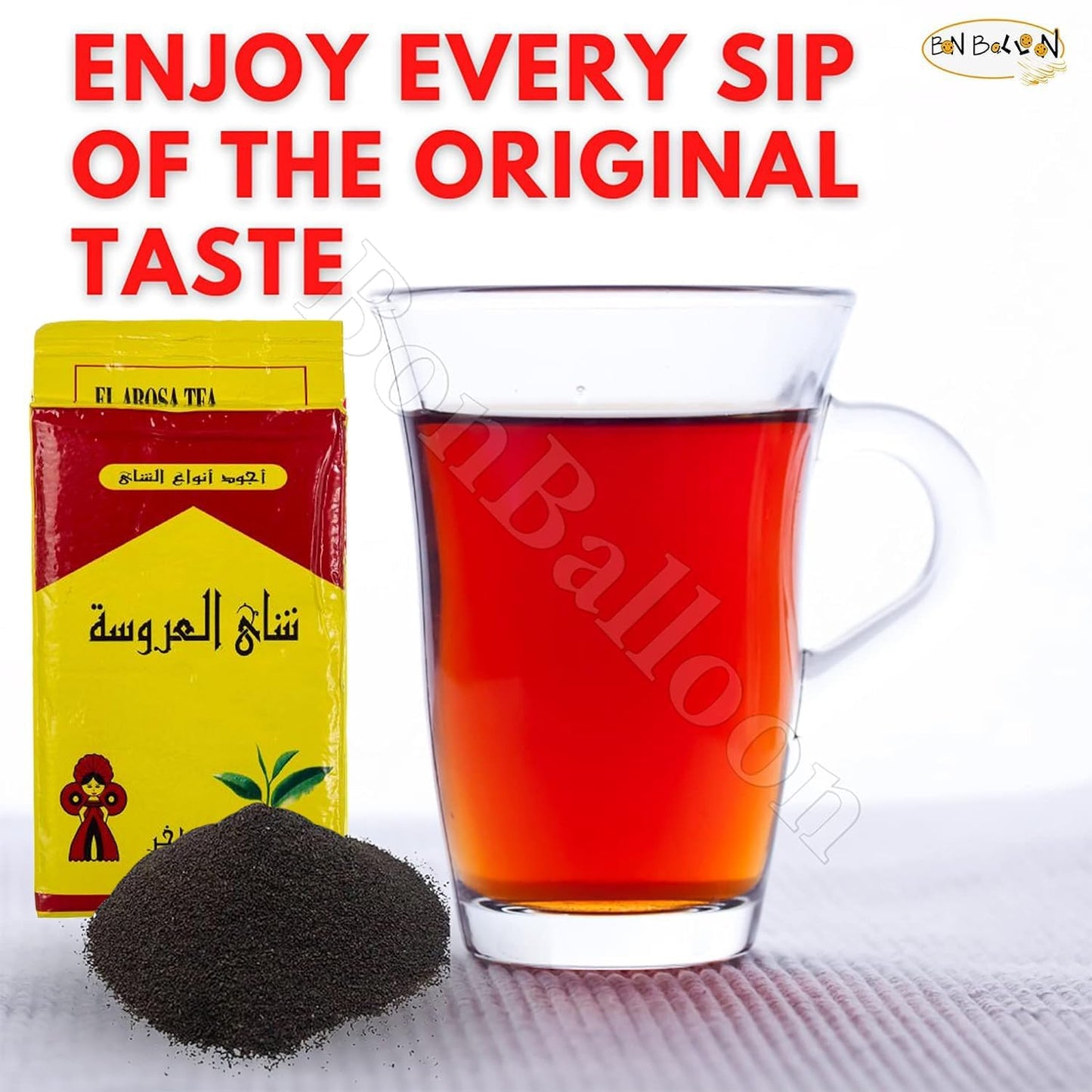 Egypt El Arosa Kenyan Black Tea Dust Natural Taste Daily Morning Fresh Tea Cup (250 gm)
