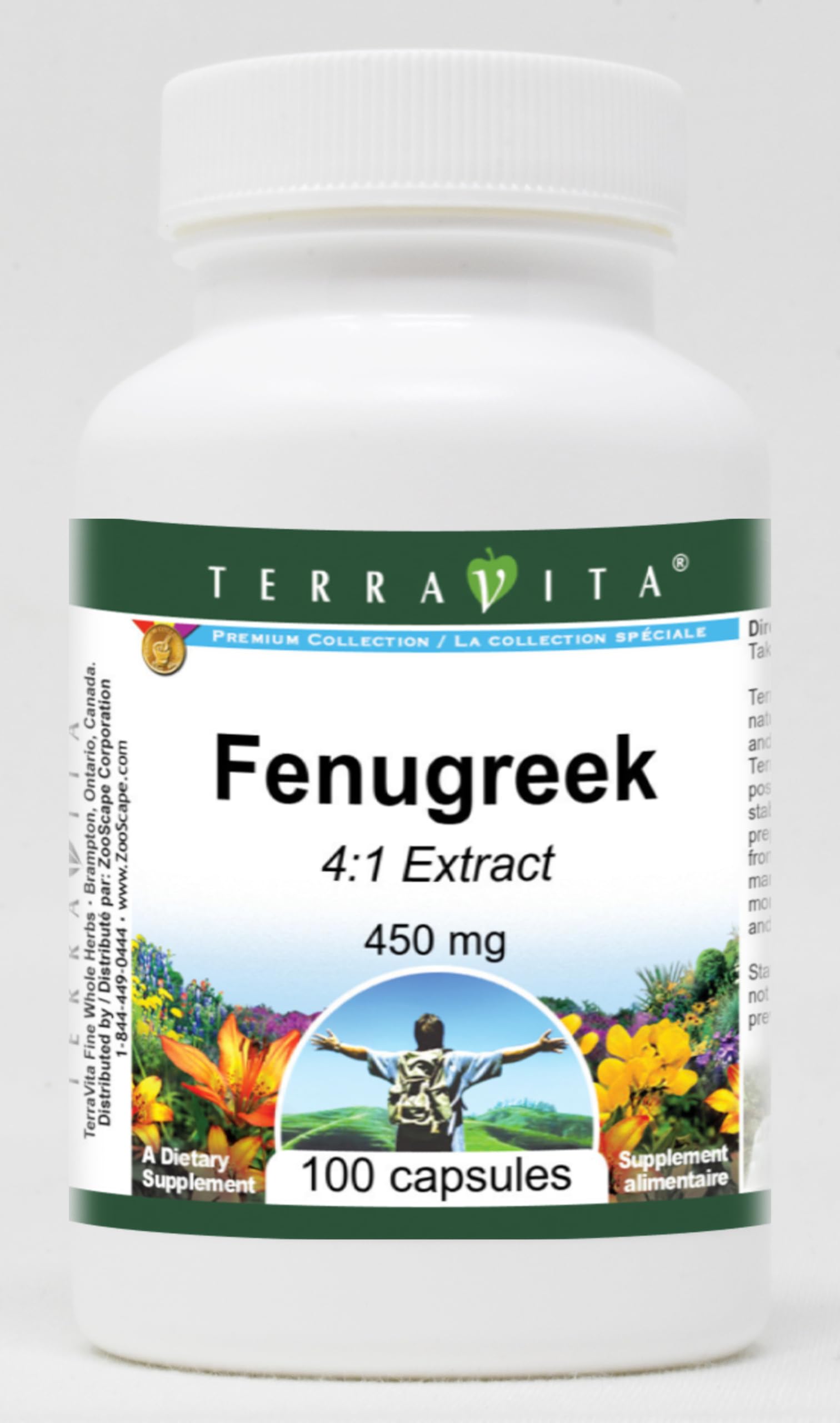 Fenugreek 4:1-450 mg (100 Capsules, ZIN: 520082) - 3 Pack