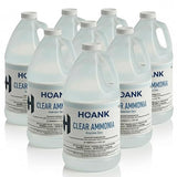 (Pack of 8) - Clear Ammonia Cleaner Liquid, Multi-Surface Cleaning Solution | Removes Grease, Hard Water Stains and Odors - Multipurpose Kitchen