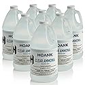 (Pack of 8) - Clear Ammonia Cleaner Liquid, Multi-Surface Cleaning Solution | Removes Grease, Hard Water Stains and Odors - Multipurpose Kitchen