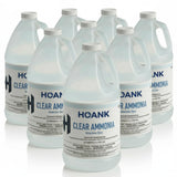 (Pack of 8) - Clear Ammonia Cleaner Liquid, Multi-Surface Cleaning Solution | Removes Grease, Hard Water Stains and Odors - Multipurpose Kitchen