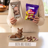 Carian’s Ultimate Chocolate Fun Bundle, Nutella Filled Cartoon Character Milky Bar, Colorful Crunchy Surprise Center Clinkers, Gourmet Sweet Treats