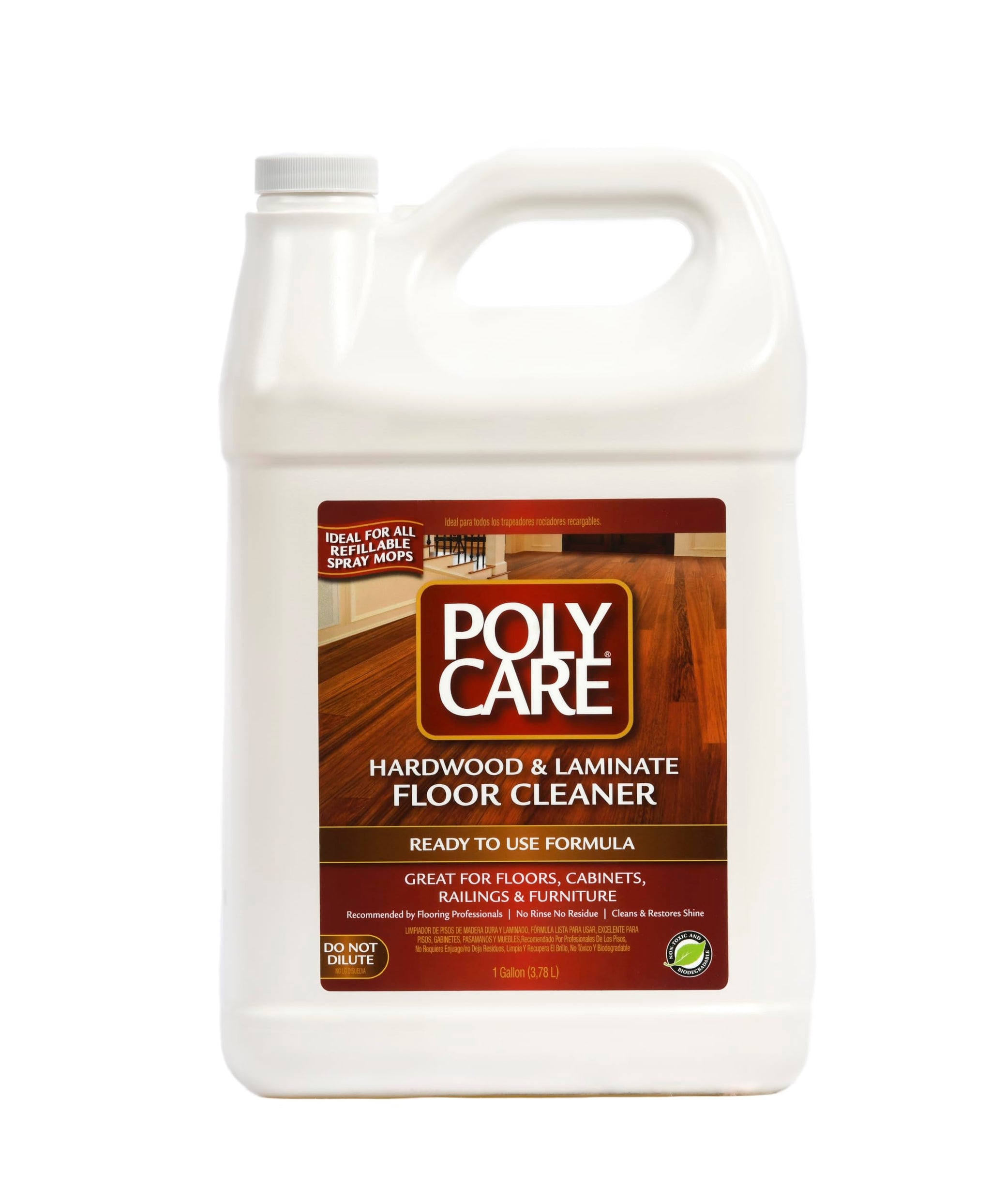Hardwood Floor Cleaner Refill - 128 fl oz - Fresh- Refill for Spray Mops and Spray Bottles - Residue-Free Floor Cleaning Solution for Wood or Laminate