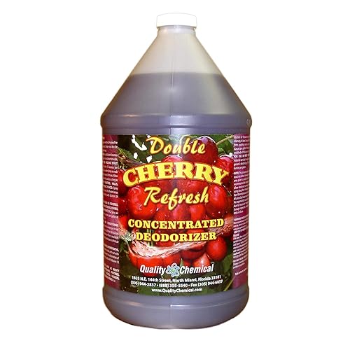 Double Cherry Refresh - Concentrated yet economical deodorant for the removal of unpleasant odors / 1 gallon (128 oz.)