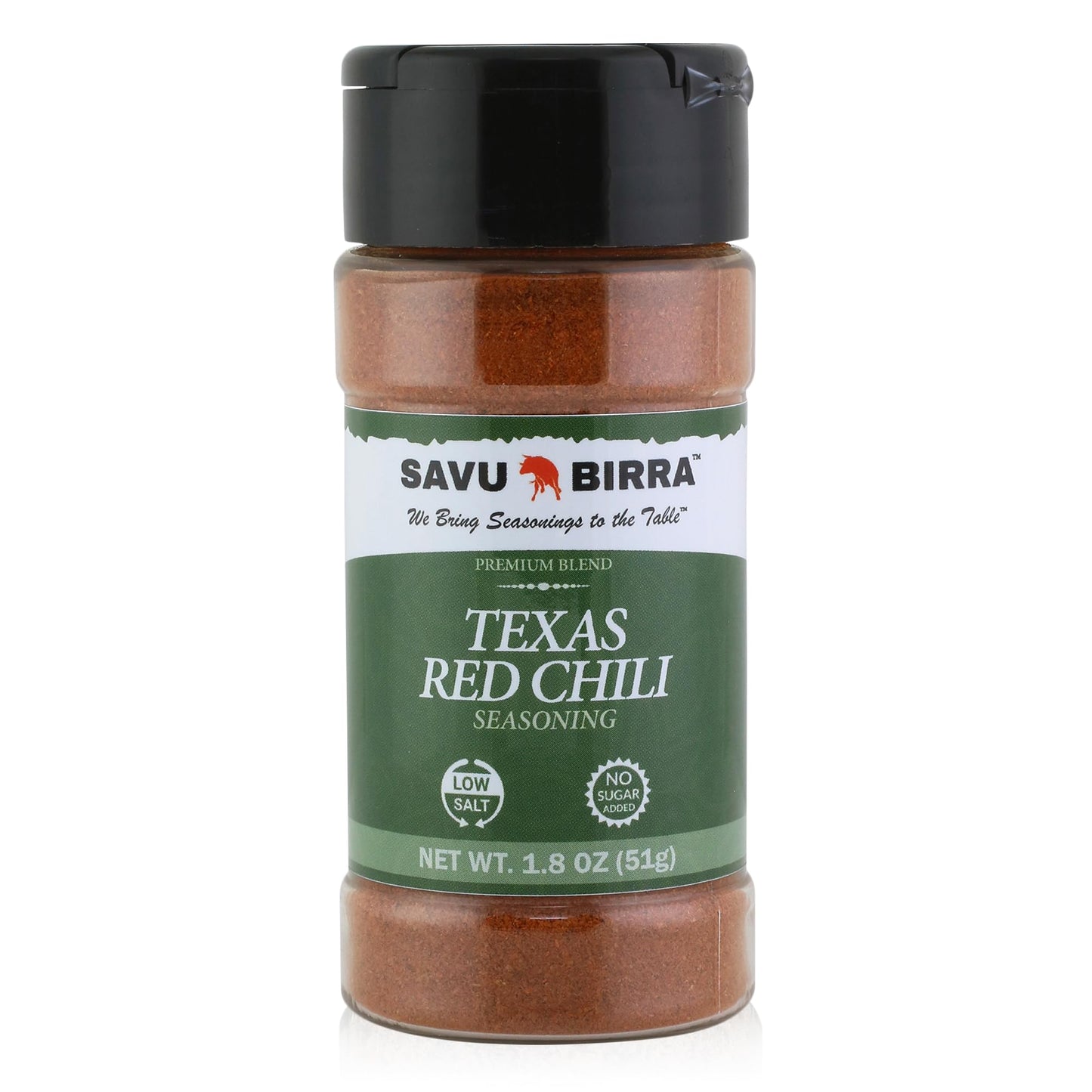 Savu Birra Gourmet Chili Seasoning 4 Pack - Texas Red Chili, Chili Powder & Hot Chili Powder, Chile Pepper Blend