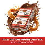 Keto Wise Fat Bombs - Made with Chocolate containing MCT Oil - Low Fat, Low Carb and Keto Friendly Snack - 8g Fat, 1g Net Carbs | Crispy Caramels