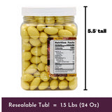 Lemon Creme Chocolate Almonds - 1.5 Lb Tub