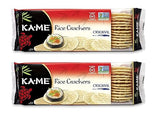 KA-ME Original Rice Crackers 3.5 oz, Authentic Asian Ingredients, Certified Gluten-Free, No Artificial Flavors/Colors, Non GMO - (2 Pack)