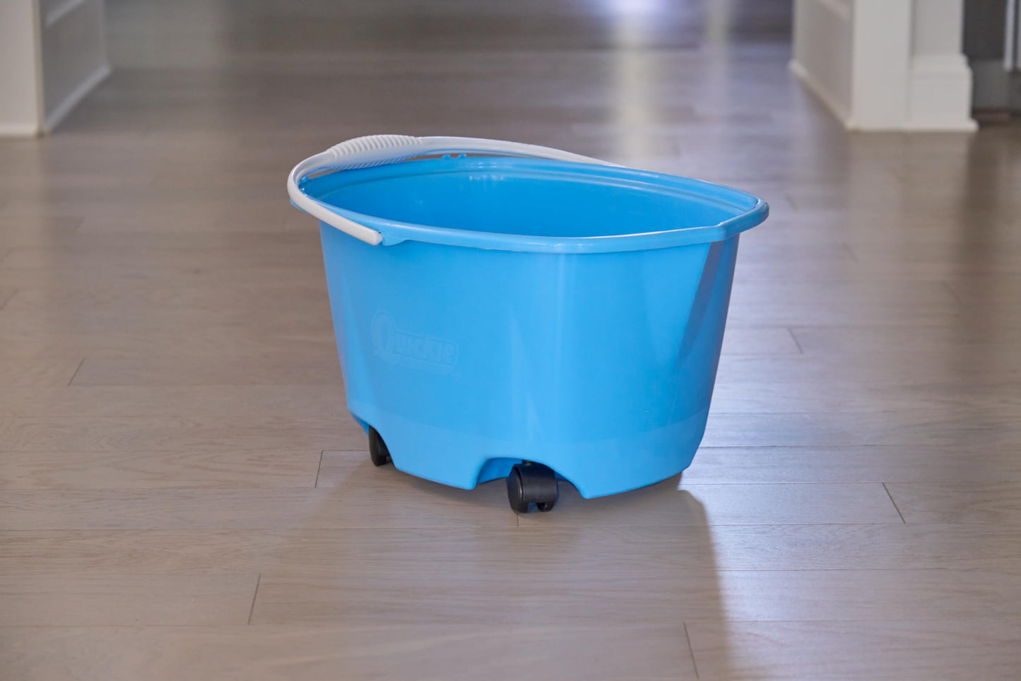 Quickie® Ez-Glide Bucket On Wheels, 5 Qt, Blue 20000ZQK - 1 Each