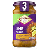 Patak’s Medium Lime Pickle - Authentic Indian Relish w/Lime Dices, Mustard Seeds & Aromatic Spices - Perfect for Sandwiches, Curries & Cold Meats