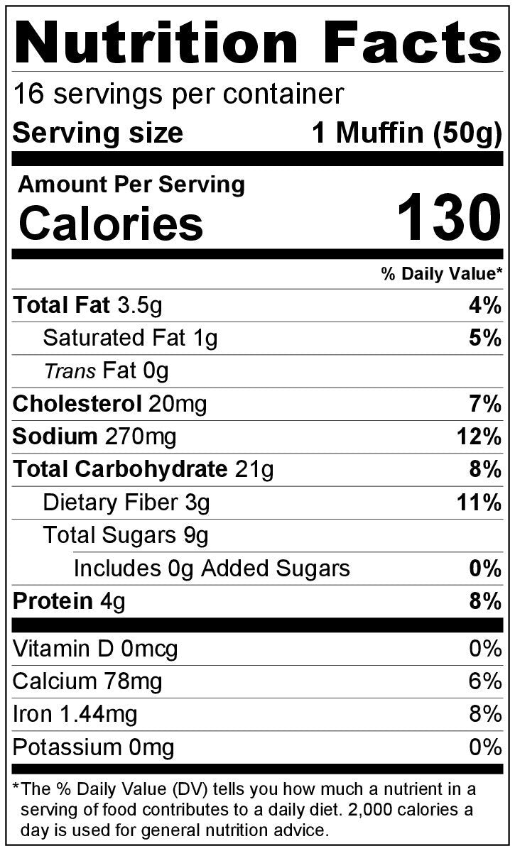 Manitoba Milling Flax Bran Healthy Muffin Mix, Made with Finest Whole Milled Smooth Golden Flaxseed, Rich in Fiber, Protein, Farm-to-You, Family-Owned Farm Company, 1 lb 2.7 oz (530 g)