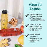PUR Cold-Pressed Juices - Lemonade Daily Packs - 18 Bottles of Natural Lemonade with Turmeric and Agave - Hydrating & Refreshing Beverage Drink
