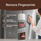 Horsepower Bull Shot Stainless Steel Cleaner Spray, As Seen On TV, Cleans, Polishes & Protects, Removes Greasy Fingerprints & Streaks