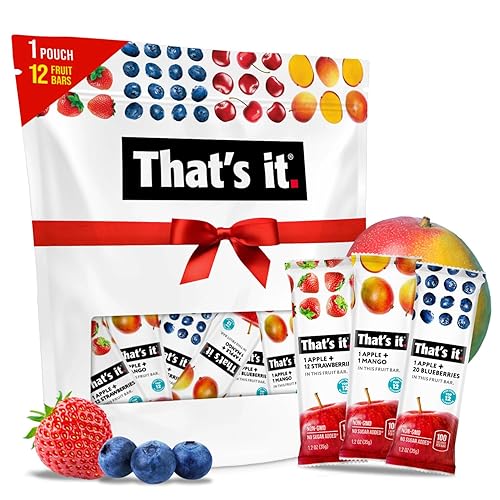 That's it. Variety Pack 100% Natural Real Fruit Bar, Best High Fiber Vegan, Gluten Free Healthy Snack, Paleo for Children & Adults, Non GMO No Added