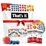 That's it. Variety Pack 100% Natural Real Fruit Bar, Best High Fiber Vegan, Gluten Free Healthy Snack, Paleo for Children & Adults, Non GMO No Added