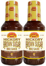 Country Bob's - Hickory & Brown Sugar Barbecue Sauce - 18 oz (Pack of 2)