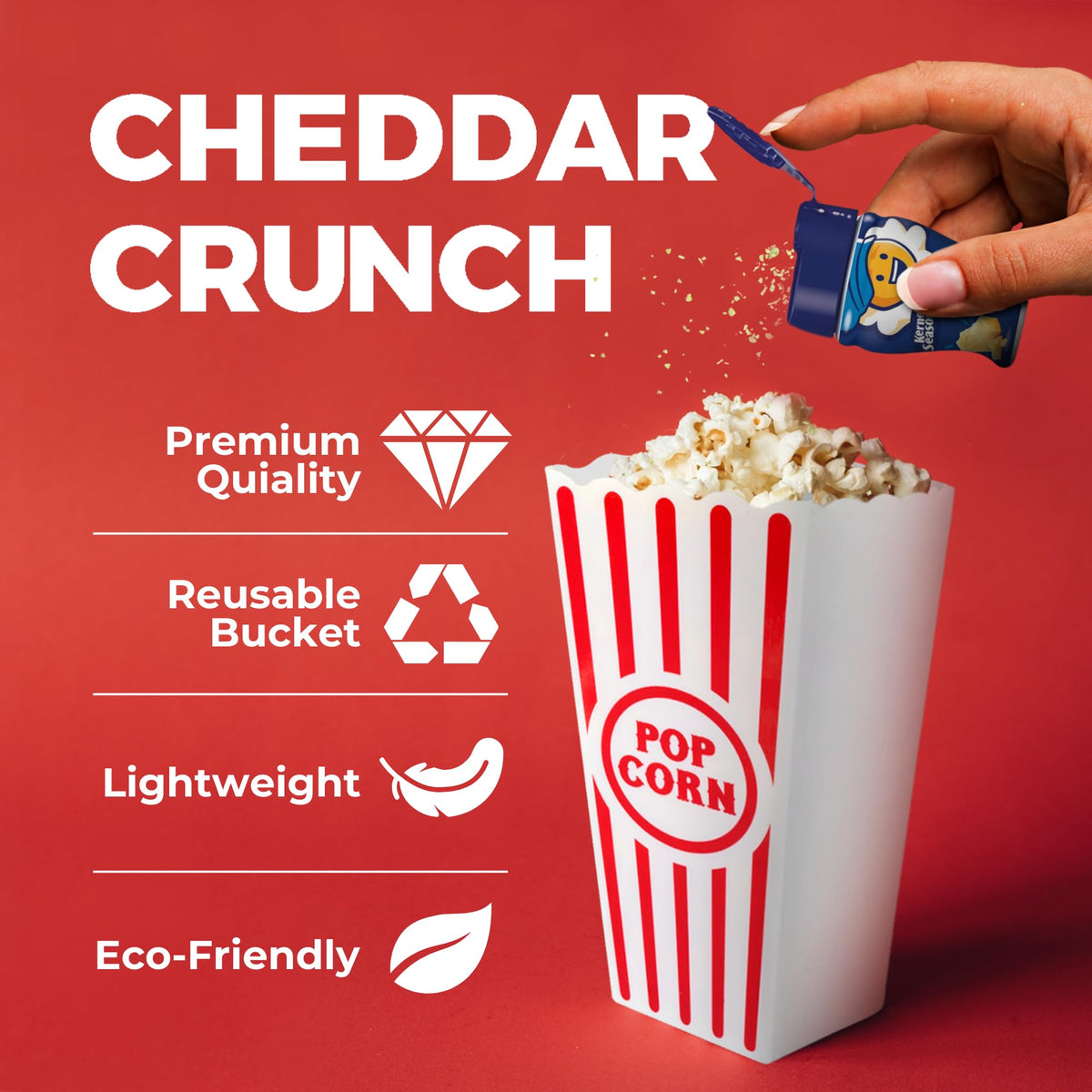 Movie Night Popcorn Gift Basket with White Cheddar - Perfect for a Cozy and Fun Evening at Home or the Theater with Family and Friends