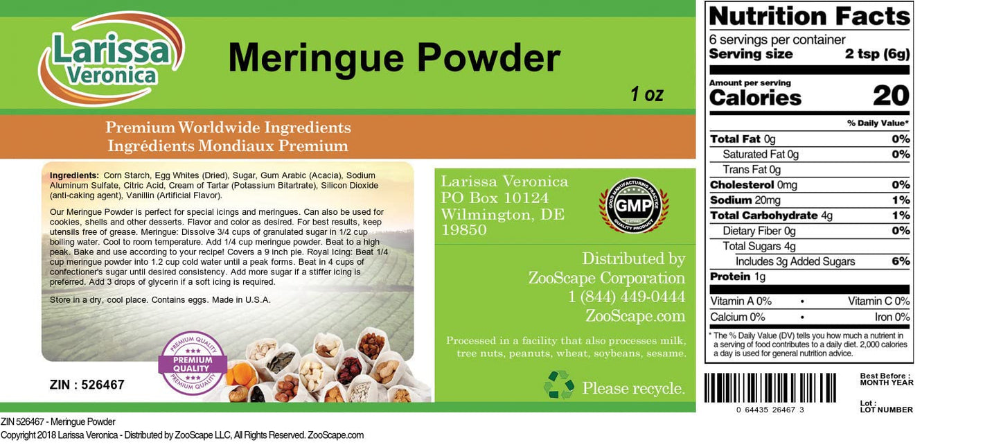 Meringue Powder (1 oz, ZIN: 526467)