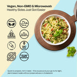 Golden Crown Premium Turmeric Couscous - 32 oz (2Lb) | Microwavable Meals Turmeric Couscous | Premium Quality Non GMO Project Verified | Natural Soups Side Dishes Mediterranean | Having No Cholesterol Vegan