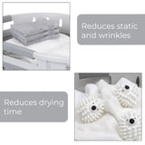 Smart Design Plastic Porcupine Dryer Balls- Set of 4