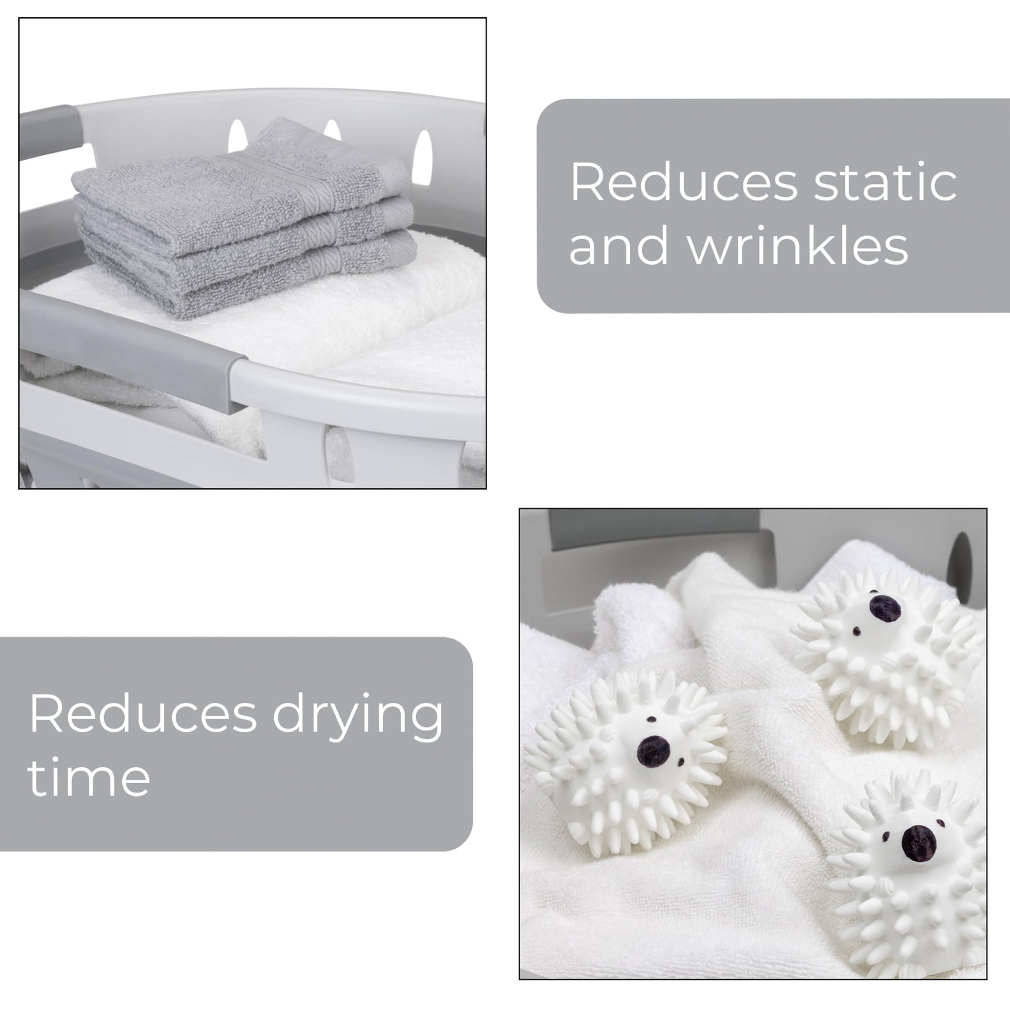 Smart Design Plastic Porcupine Dryer Balls- Set of 4