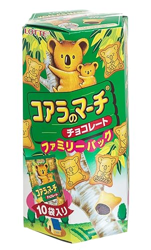 Lotte Koala Cookie Chocolate Family, 6.89-Ounce Boxes (Pack of 2)