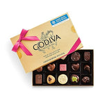 Godiva Gold Assorted Chocolate Gift Box, Belgian Dark & Milk Chocolates with Pralinés, Ganaches & Caramels, Gourmet Gift for Birthday, Holidays