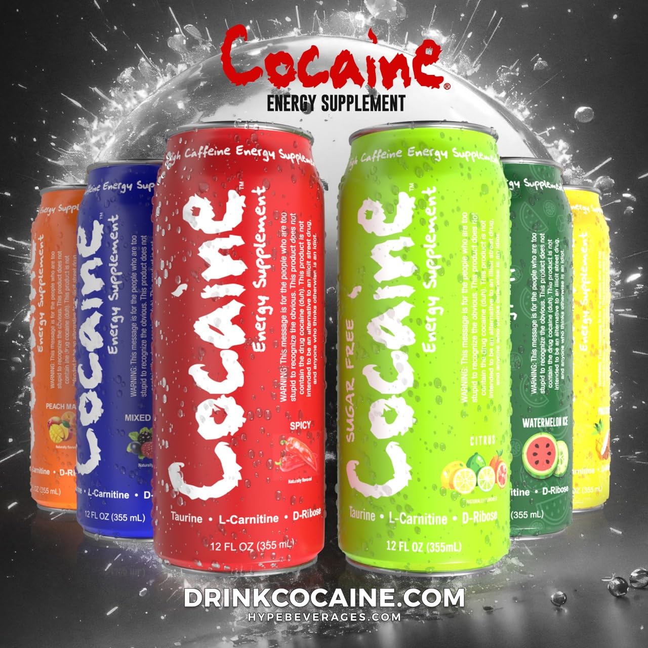Hype Beverages Official Spice Blast Energy Drink - Spice Flavor with High Caffeine & Taurine, Vitamins & Antioxidants for Pre Workout Energy Boost