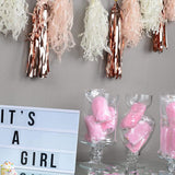 Pink Cotton Candy 240 Pack - LUPY LUPS! - Strawberry Individually Wrapped Small bags, 0.5 oz Each - Perfect for Resale - Stockings, Treats, Party