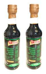 Amoy First Extract Reduced Sodium Soy Sauce 16.9 Fl Oz(2 Pack)