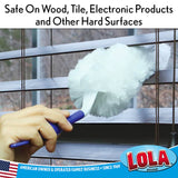 LOLA 360 Duster Refills, 10 Pack, Compatible & Comparable to Swiffer, Traps & Locks More Dust Than Feather Dusters, Attach - Clean - Toss