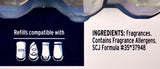 Glade PlugIns Clean Linen Scented Oil - 9 Refills + 1 Warmer