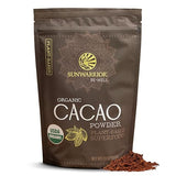 Pure Cacao Powder Organic Unsweetened & Raw | Premium USDA Organic Cacao Powder for Baking Smoothies and Hot Chocolate | Non-Alkalized No Added Sugar Non-GMO Gluten Free Vegan & Kosher (225g)