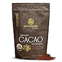 Pure Cacao Powder Organic Unsweetened & Raw | Premium USDA Organic Cacao Powder for Baking Smoothies and Hot Chocolate | Non-Alkalized No Added Sugar Non-GMO Gluten Free Vegan & Kosher (225g)