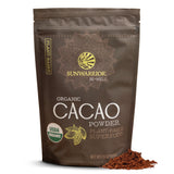 Pure Cacao Powder Organic Unsweetened & Raw | Premium USDA Organic Cacao Powder for Baking Smoothies and Hot Chocolate | Non-Alkalized No Added Sugar Non-GMO Gluten Free Vegan & Kosher (225g)