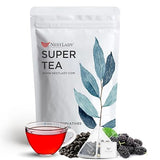 NESTLADY Black Sesame Mulberry Tea, Beans, Goji Berries, Rice Combination Tea, , All Natural Herbal Flower Nourishing Tea Bags (20 Bags, 140g, 7g/Bag)