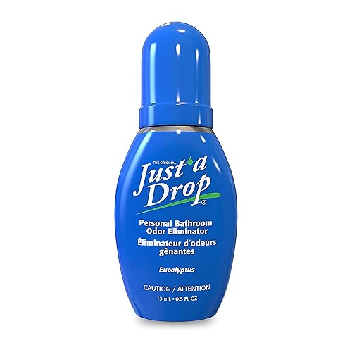 Prelam Just a Drop Odor Eliminator - Before You Go Toilet Freshener - Toilet Bowl Freshener - Eucalyptus - 0.5 oz