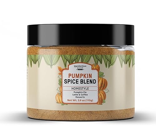 Unpretentious Pumpkin Spice Blend, 3.9 oz, Fall Flavor, Aromatic, Drinks & Baking