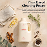 Young Living Thieves Laundry Soap | 32oz | Concentrated Laundry Detergent | Plant Based Formula with Essential Oils | Lemon, Cinnamon, & Rosemary Oil