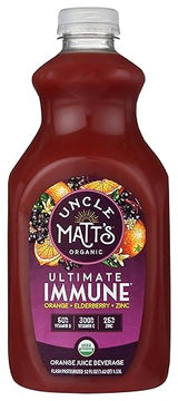 Uncle Matts Organic Ultimate Immune Orange Elderberry Zinc Juice, 52 FZ